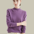 Women's Roll Neck Sweater – Fitted Turtleneck Winter Sweater