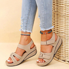 Women's Supportive Sandals with Cushioned Footbed and Adjustable Straps