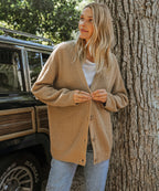 Women's Soft V-Neck Cardigan – Classic Button Front Knit Cardigan