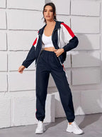 Women's Hooded Lounge Set – Zip-Up Legging Set