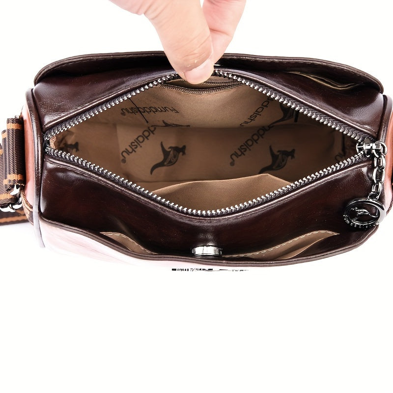 Women's Adjustable Strap Shoulder Bag – Multi-Compartment Handbag – Eleanor