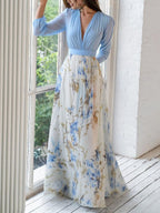 Women's Floral Maxi Dress – Occasion Summer Dress – Calista