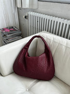 Women's Braided Shoulder Bag – Woven Casual Handbag – Tess