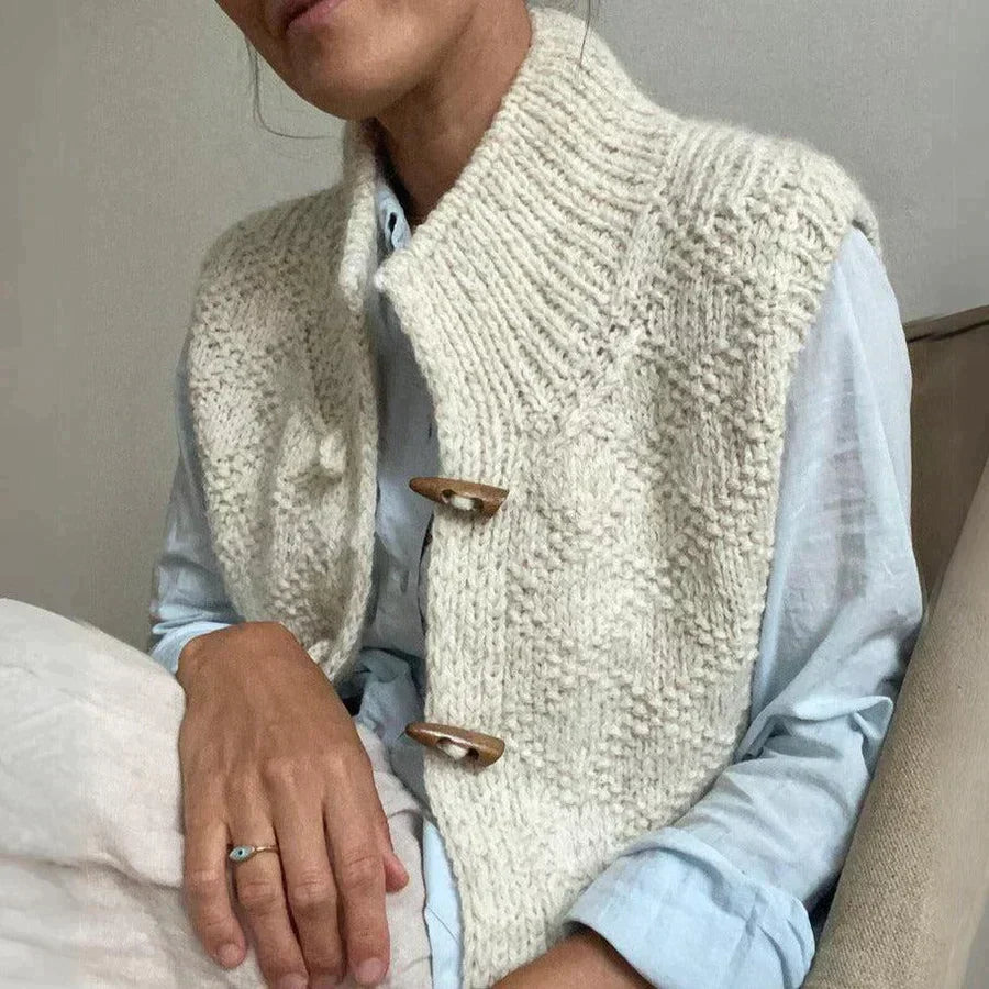Women's Longline Cardigan Vest – Sleeveless Open Front Layering Cardigan