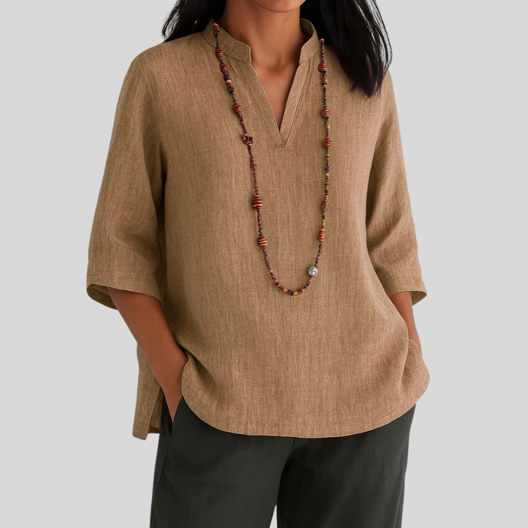 Women's Relaxed Fit Blouse – Lightweight Casual Summer Blouse