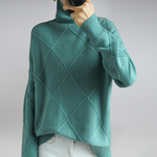Women's Turtleneck Sweater – Winter Knit Sweater – Penelope