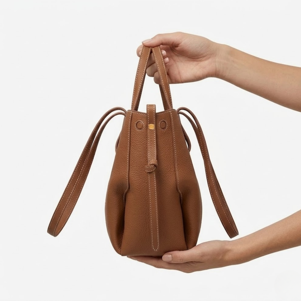 Women's Faux Leather Tote Bag – Spacious Carryall Handbag – Vivian