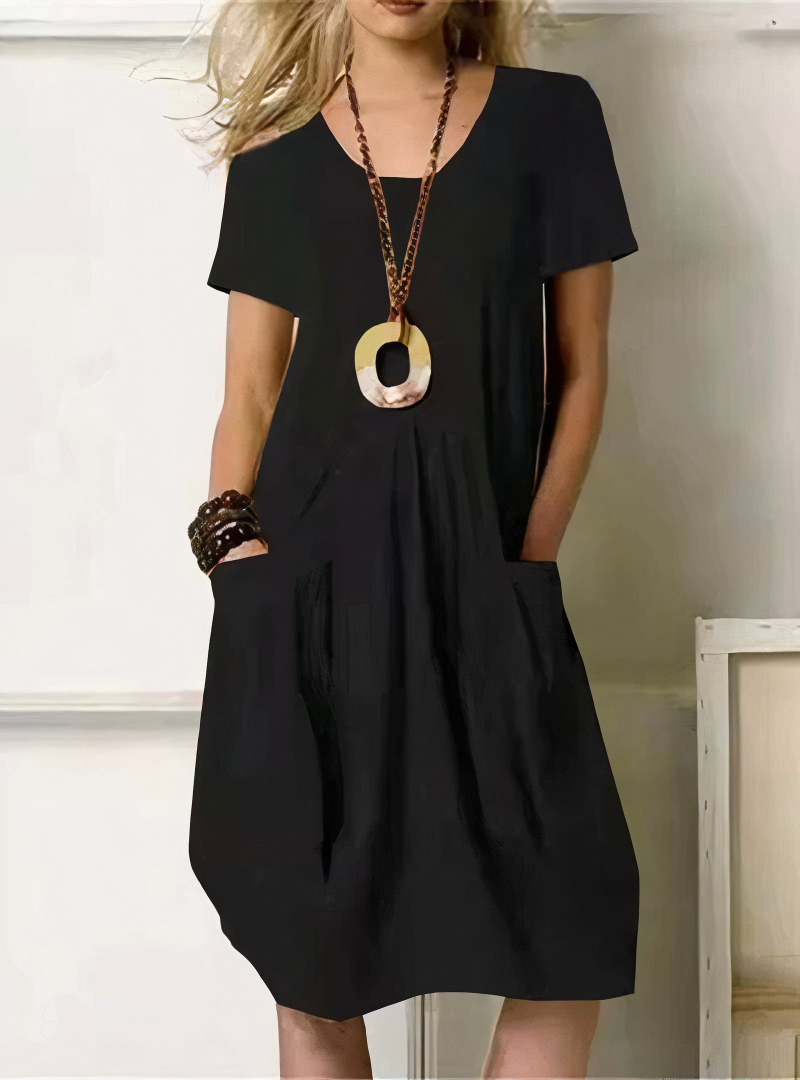 Reagan | Relaxed Fit Midi Dress