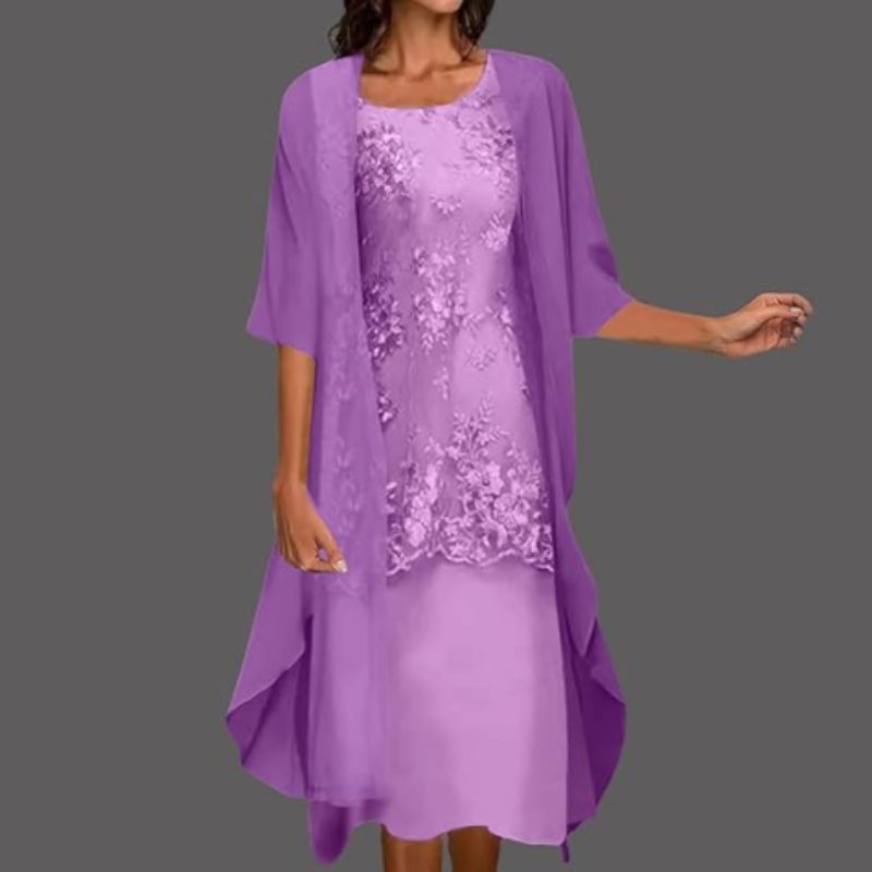 Women's Floral Midi Dress – Wedding Guest Dress – Danielle
