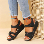 Women's Supportive Sandals with Cushioned Footbed and Adjustable Straps
