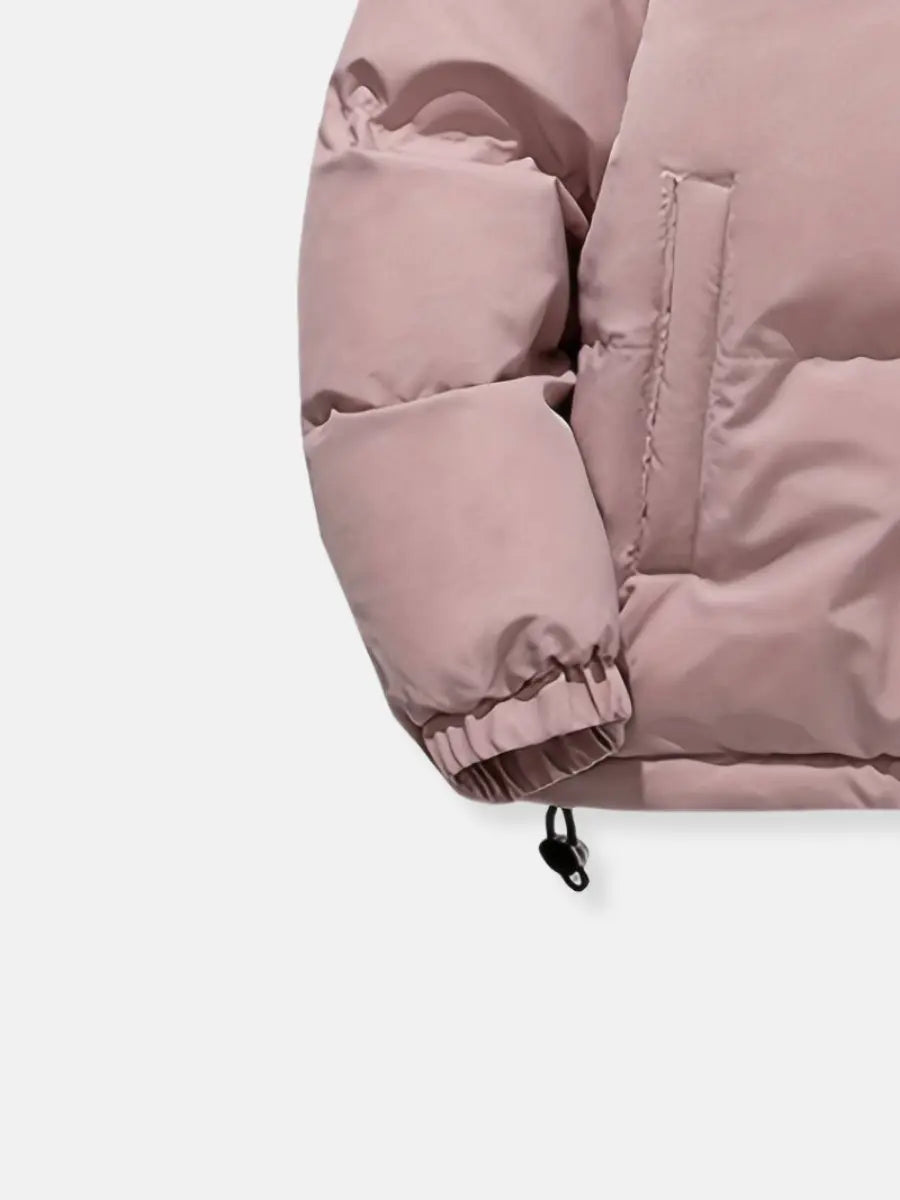 Women's Hooded Winter Jacket – Warm Lined Zip-Up Jacket