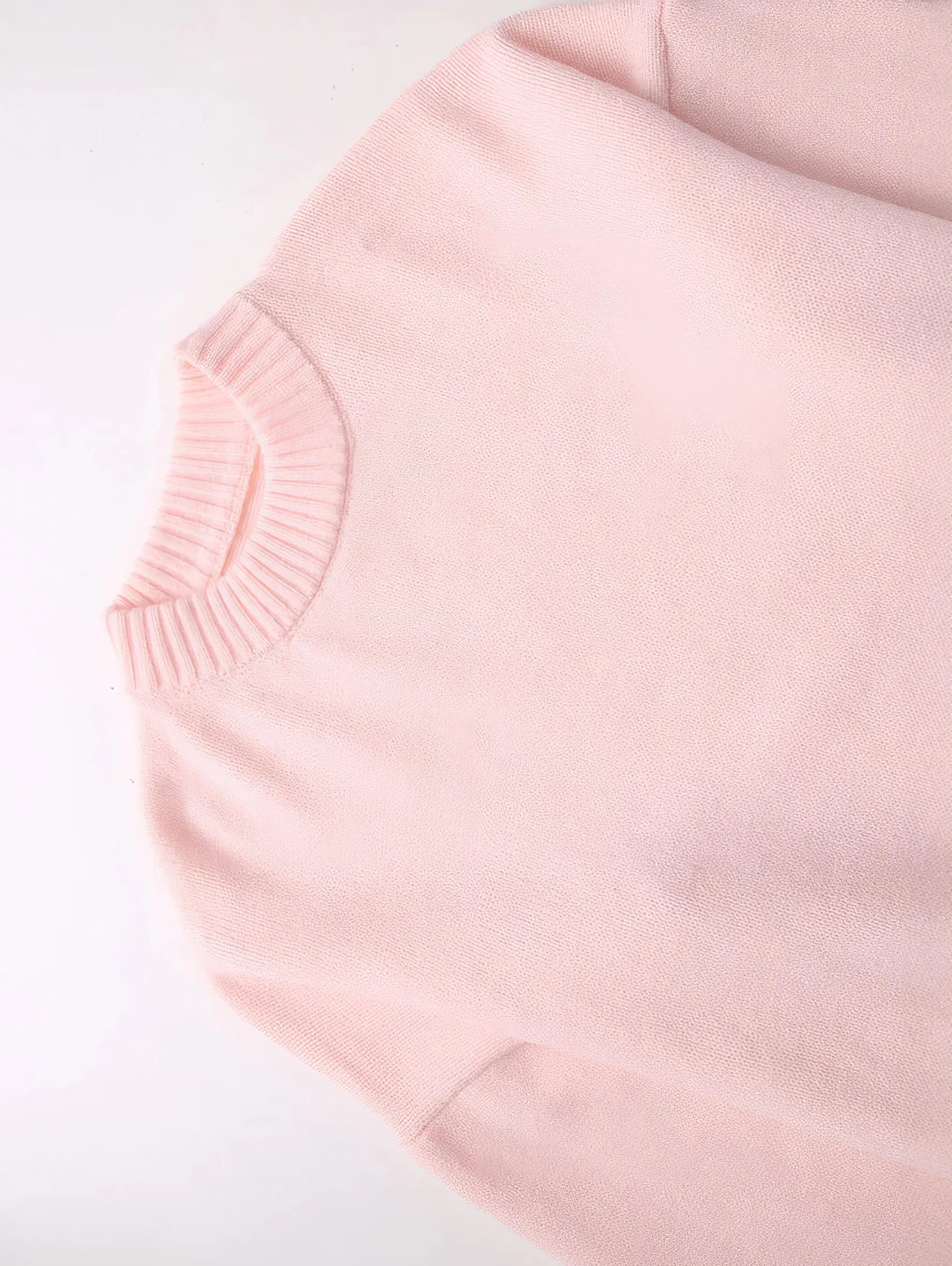 Women's Relaxed Crew Neck Sweater – Oversized Soft Knit Pullover