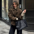 Women's Vintage Fringe Jacket – Oversized Western Statement Jacket