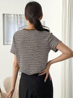 Women’s Padded Blouse – Casual Geometric Blouse – Freya