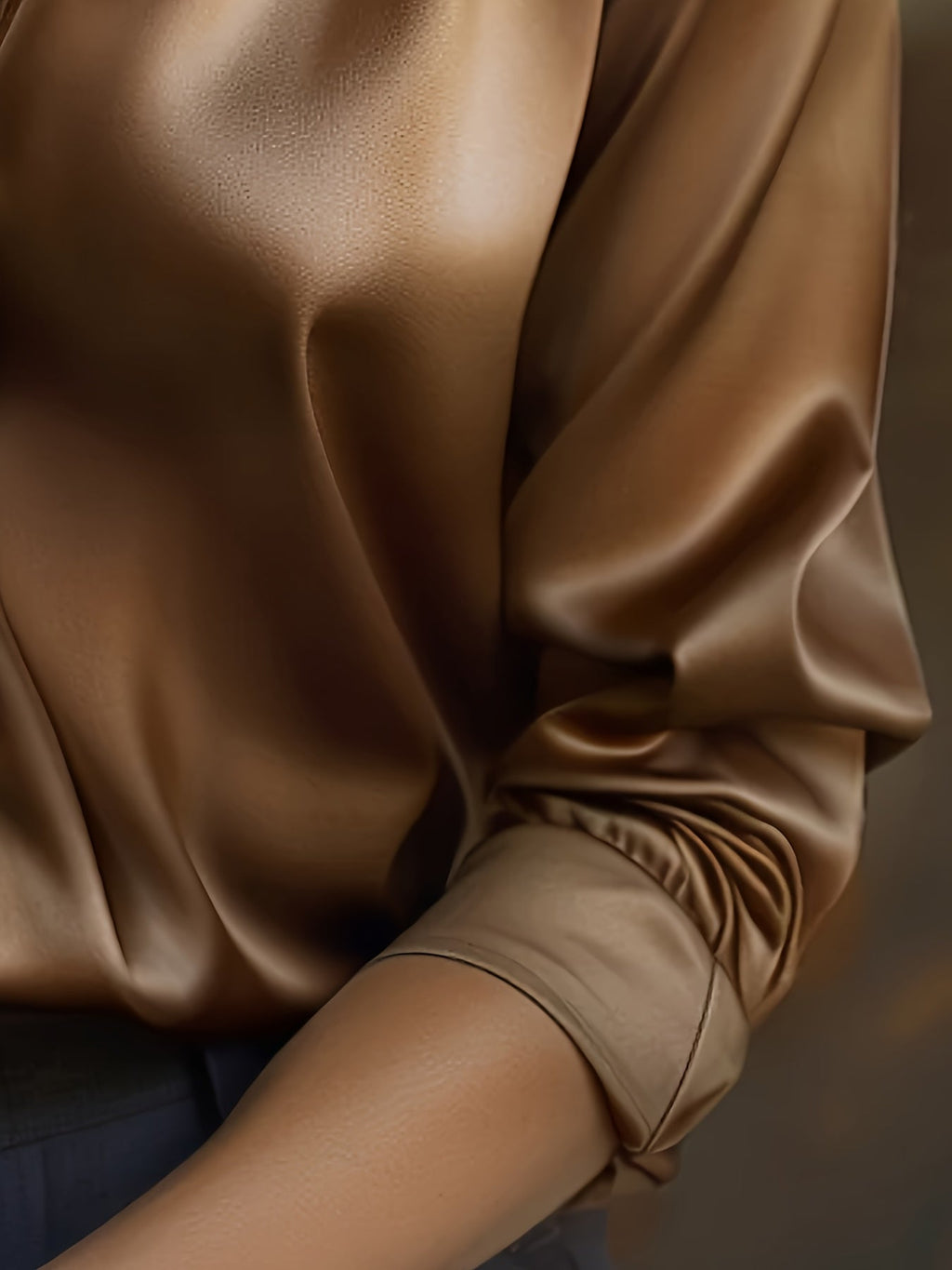 Women's Classic Collared Blouse – Long Sleeve Tailored Office Blouse