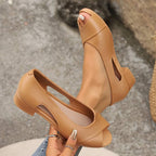 Women's Orthopedic Heeled Sandals – Arch Support Dress Sandals