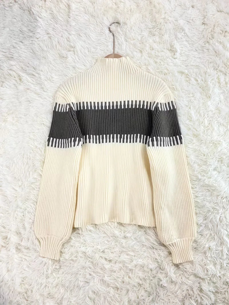Women's Ribbed Sweater Set – Matching Knit Skirt Set