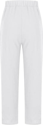 Women's Elegant Wide Leg Pants – High Waist Office Pants