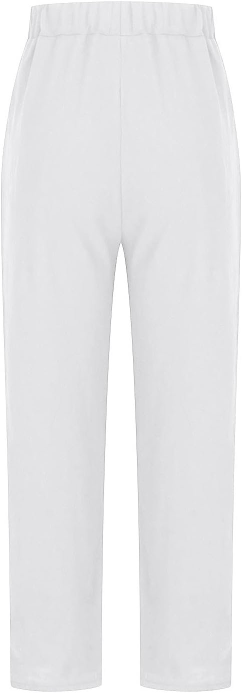 Women's Elegant Wide Leg Pants – High Waist Office Pants