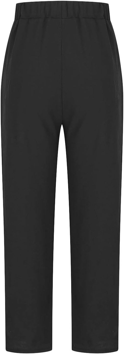 Women's Elegant Wide Leg Pants – High Waist Office Pants
