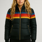 Women's Waterproof Hooded Jacket – Lightweight Zip Front Rain Jacket