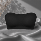 Women's Crossover Strapless Bra – Wireless Side Closure Support Bra