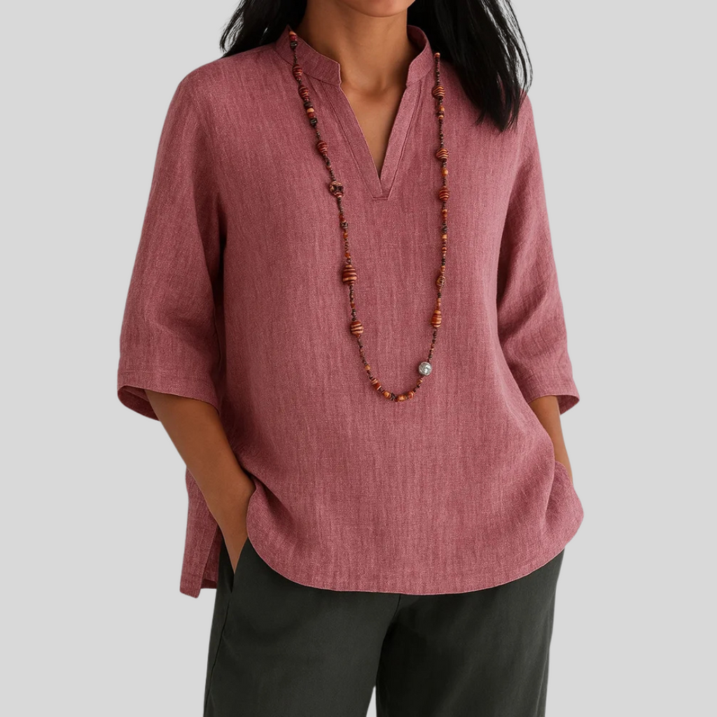 Women's Relaxed Fit Blouse – Lightweight Casual Summer Blouse
