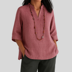 Women's Relaxed Fit Blouse – Lightweight Casual Summer Blouse