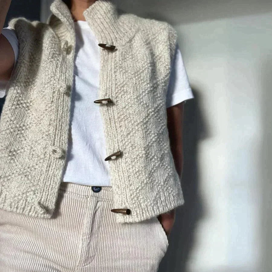 Women's Longline Cardigan Vest – Sleeveless Open Front Layering Cardigan