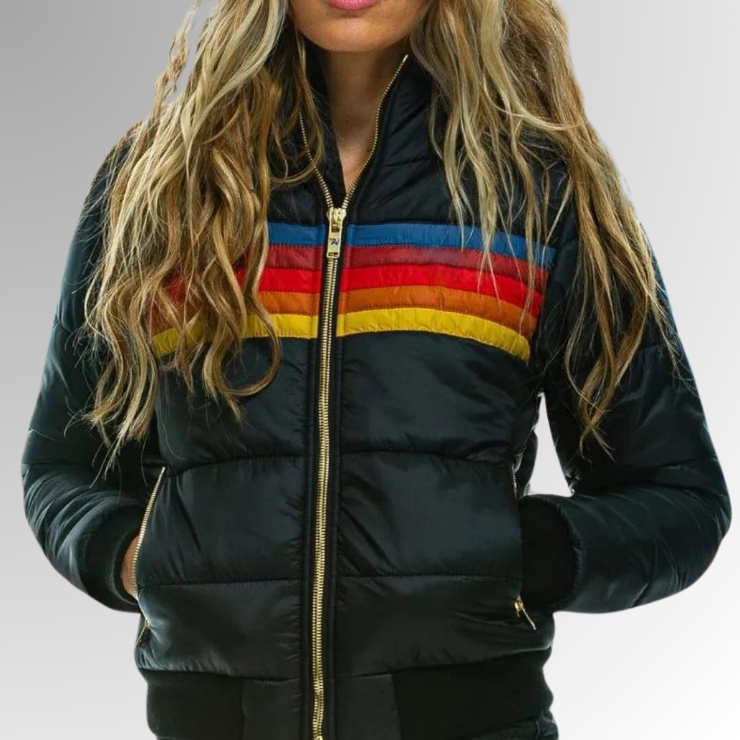 Women's Waterproof Hooded Jacket – Lightweight Zip Front Rain Jacket
