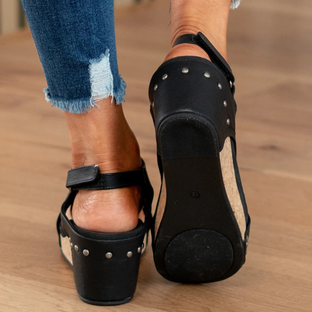 Women’s Wedge Sandals – Comfortable Platform Summer Sandals – Linda