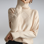 Women's Turtleneck Sweater – Winter Knit Sweater – Penelope