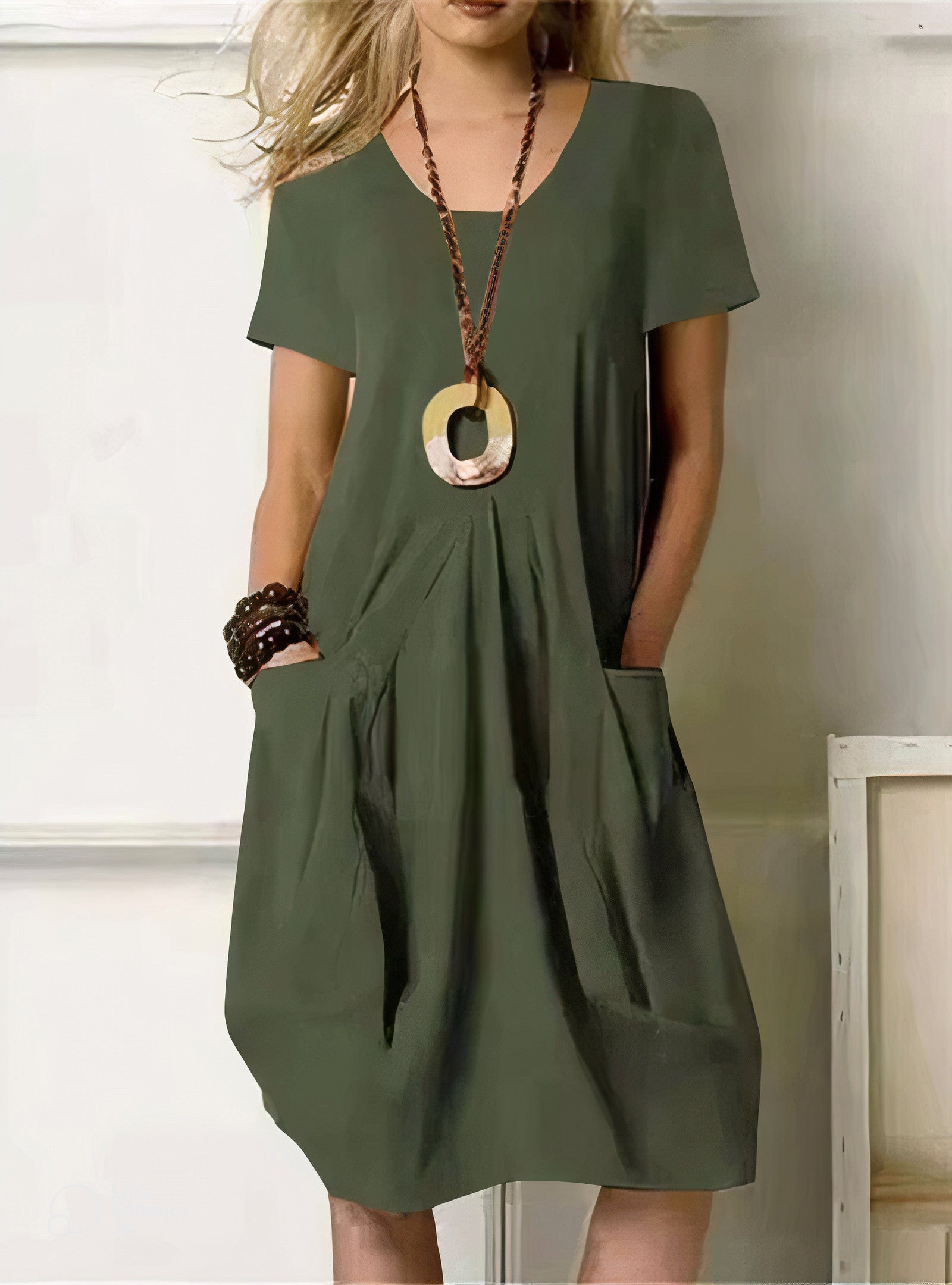 Reagan | Relaxed Fit Midi Dress