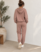 Women's Oversized Hoodie Tracksuit Set – High Waist Jogger Pants Set