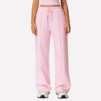 Women's Drawstring Wide Leg Sweatpants – High Waist Pocket Lounge Pants