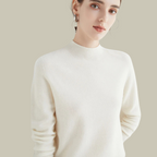 Women's Roll Neck Sweater – Fitted Turtleneck Winter Sweater