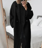 Women's Long Coat – Relaxed Fit Winter Coat – Eva