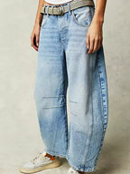 Women's Wide Leg Pants – Printed Casual Pants – Gabriela