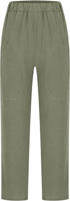 Women's Elegant Wide Leg Pants – High Waist Office Pants