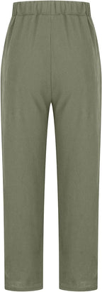 Women's Elegant Wide Leg Pants – High Waist Office Pants
