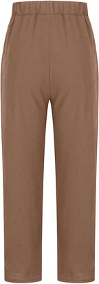 Women's Elegant Wide Leg Pants – High Waist Office Pants