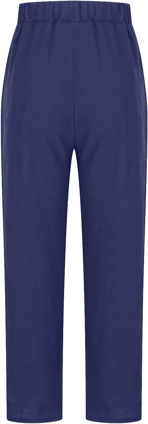 Women's Elegant Wide Leg Pants – High Waist Office Pants