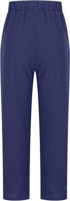 Women's Elegant Wide Leg Pants – High Waist Office Pants