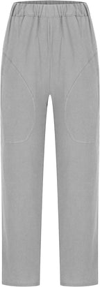Women's Elegant Wide Leg Pants – High Waist Office Pants