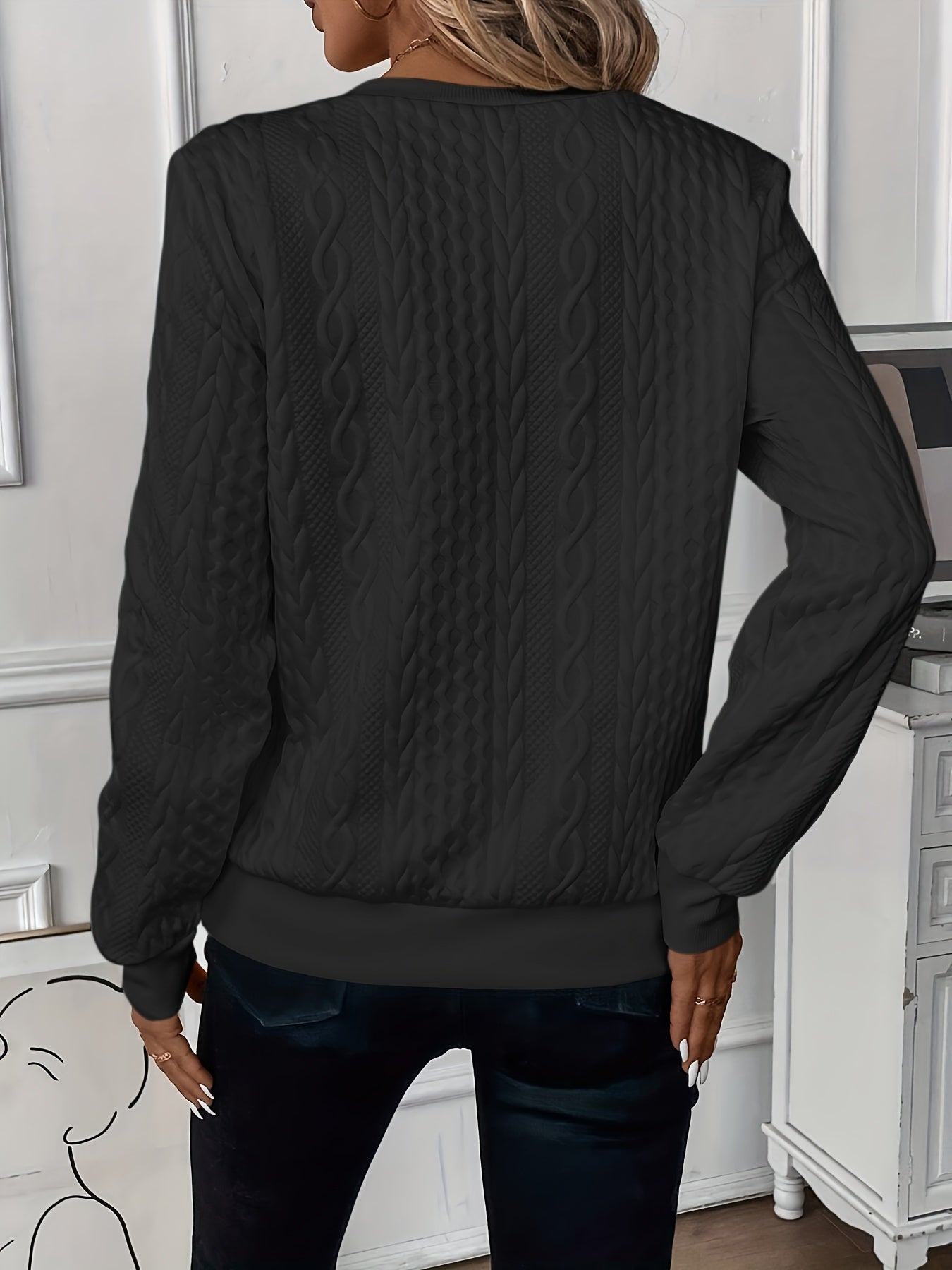 Women's Zip Sweater – Long Sleeve Knit Zip Pullover