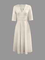 Women's Retro A-Line Swing Dress – Vintage Flared Party Dress