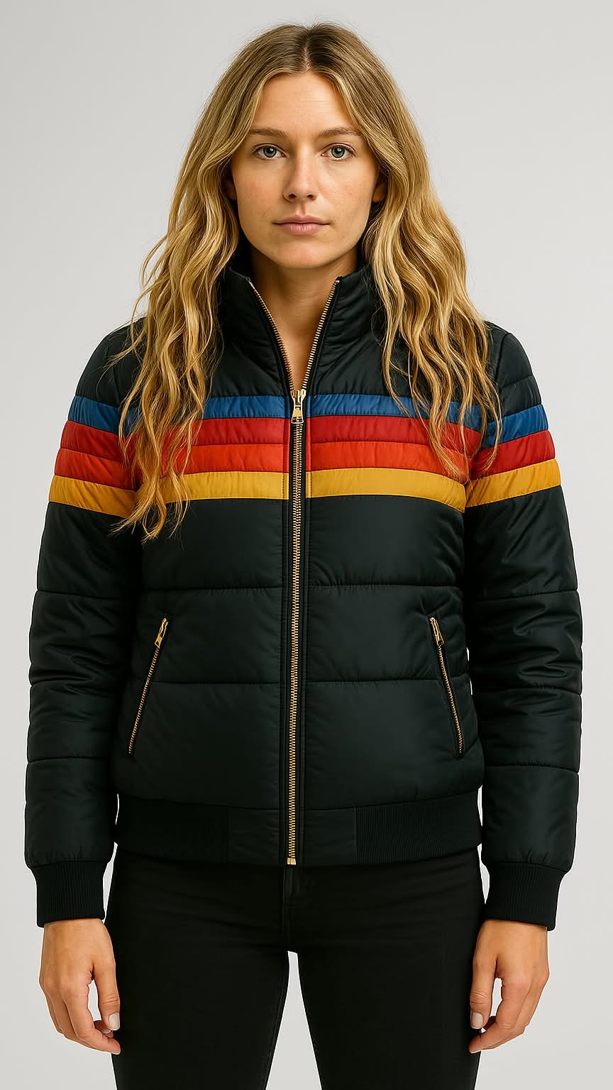 Women's Waterproof Hooded Jacket – Lightweight Zip Front Rain Jacket