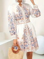 Women's Floral Maxi Dress – V-Neck Summer Dress – Elowen