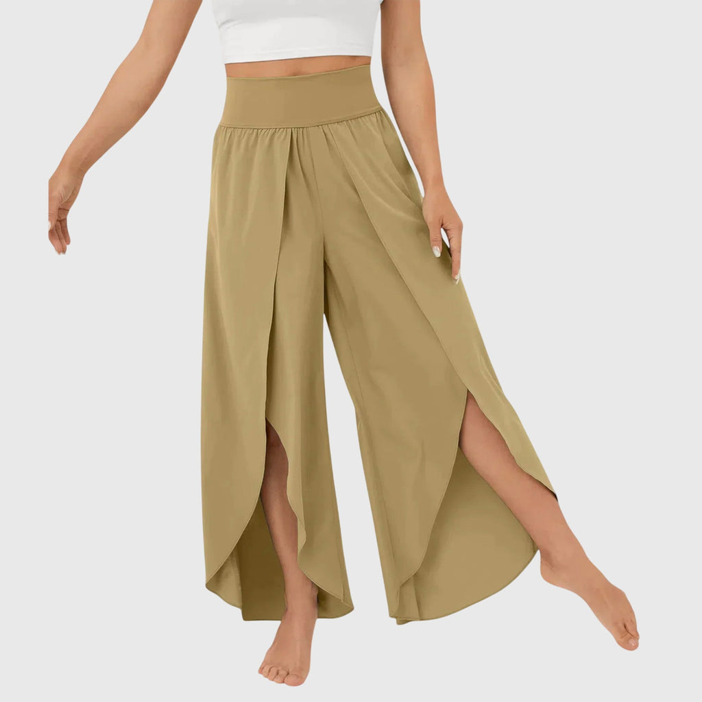 Women's Wide Leg Pants – Boho Casual Pants – Magdalena