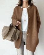 Women's Long Sleeve Open Cardigan – Relaxed Everyday Layering Cardigan